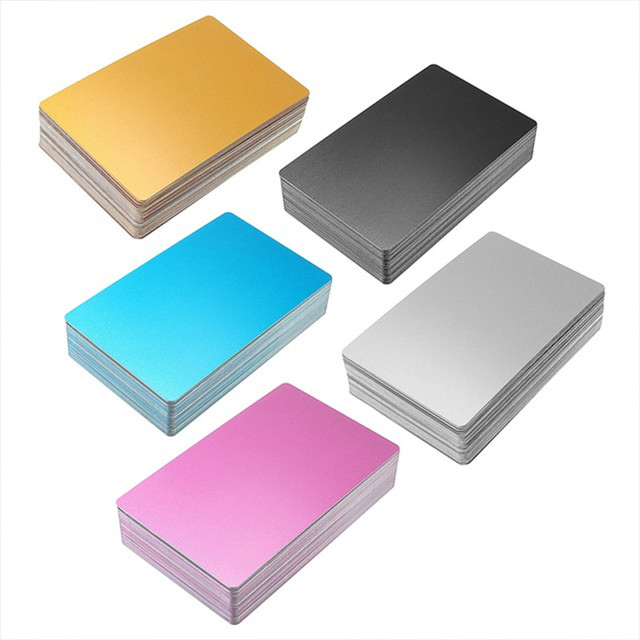 Alumium Alloy Cards Blanks, Metal Business Card